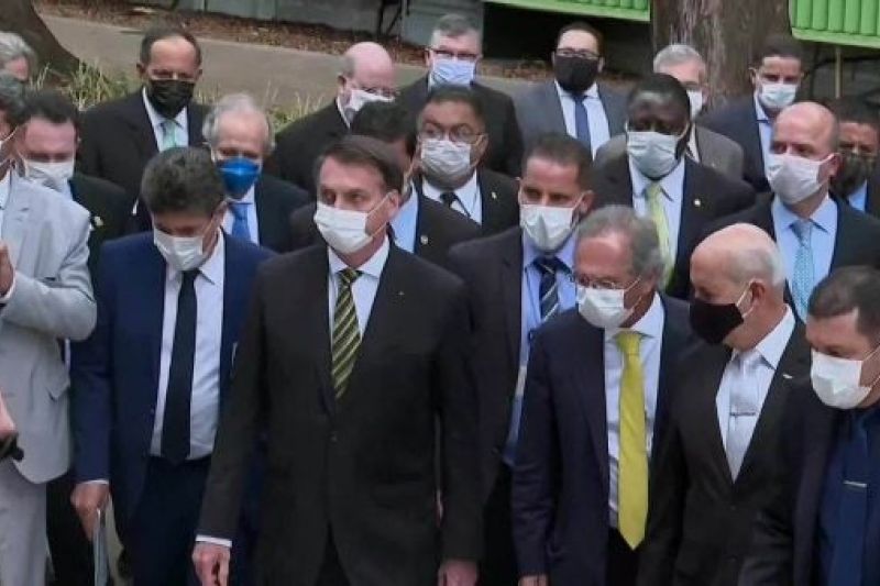 A passeata do capital, pela morte, com Bolsonaro