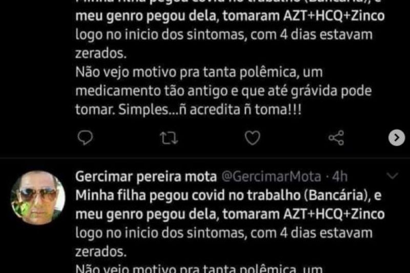 Robôs bolsonaristas lançam nova fake news sobre bancária que se curou com cloroquina