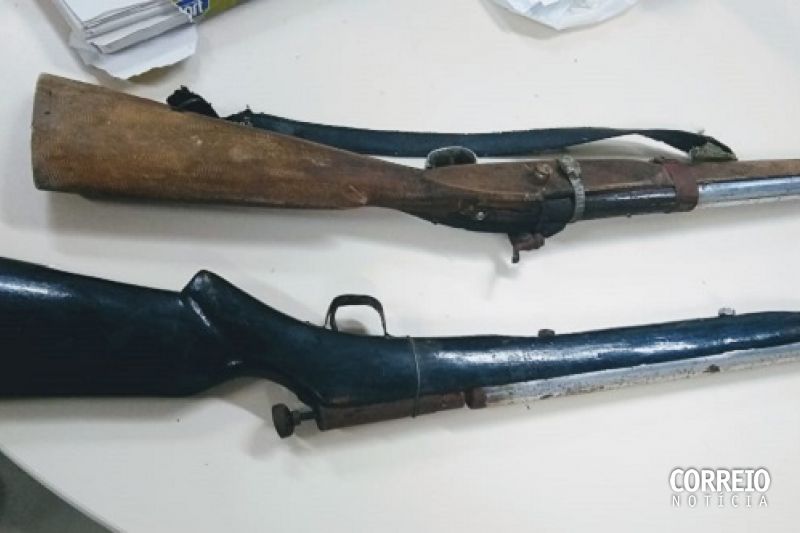 Após denúncia de ameaça, homem é preso e armas são apreendidas em Mata Grande