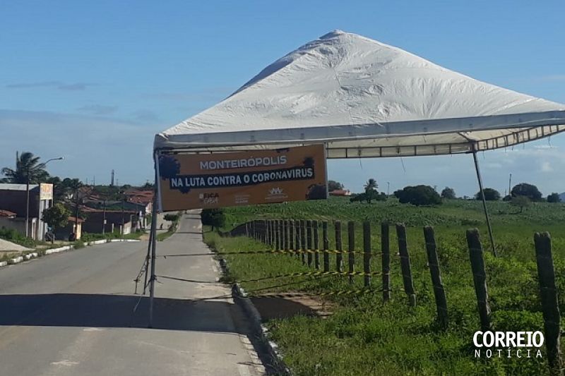 Barreira sanitária é abandonada aos domingos e todas as noites em Monteirópolis