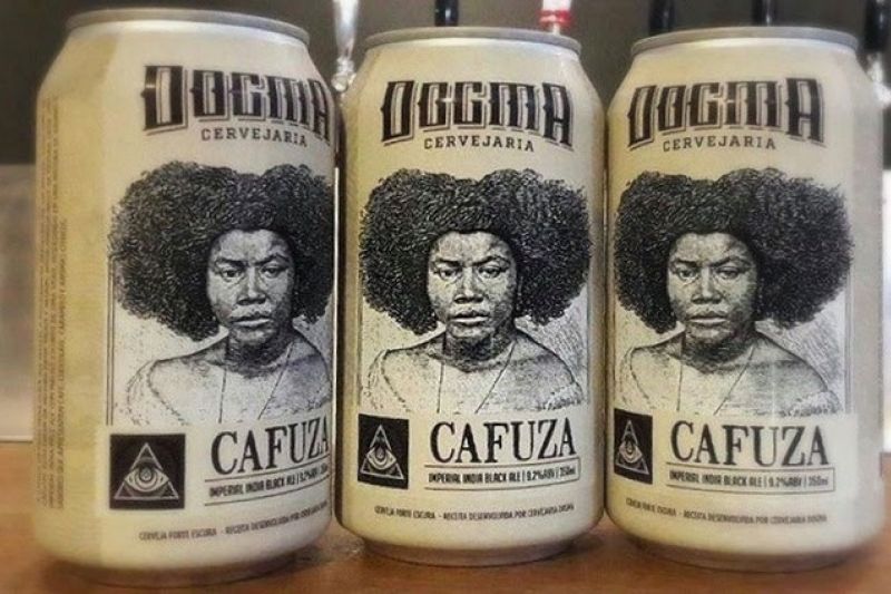 Cervejaria é acusada de racismo por ilustração de mulher escravizada em rótulo
