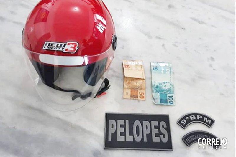 Ação rápida da polícia resulta na prisão de suspeito de furtar capacete em Delmiro Gouveia