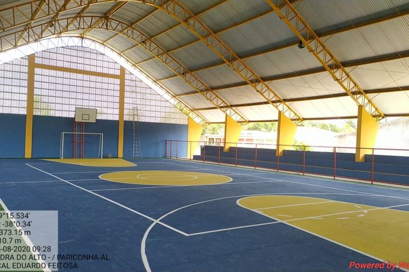 Prefeitura de Pariconha irá entregar mais uma quadra poliesportiva