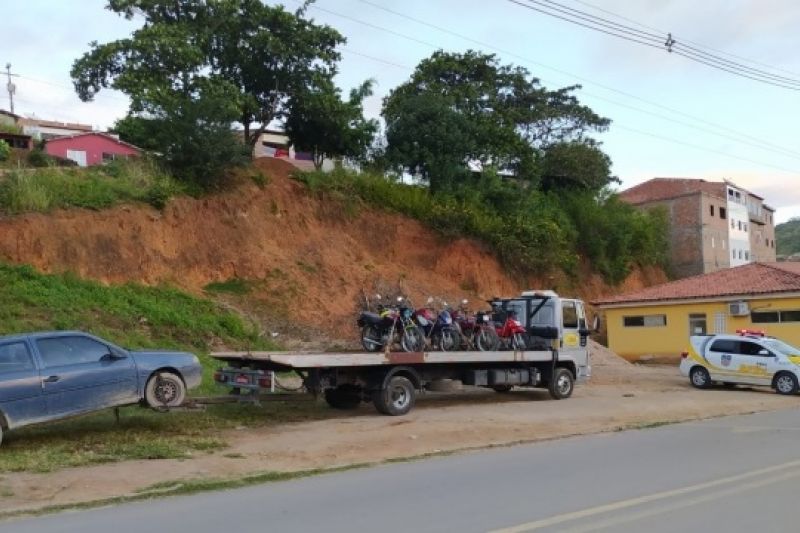 Motocicletas são apreendidas nos municípios de Inhapi, Mata Grande, Canapi e Água Branca