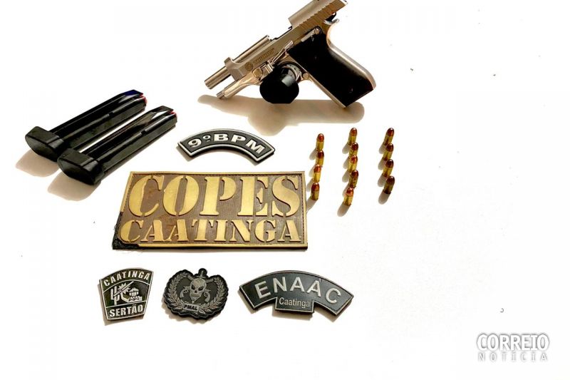 Homens que estavam com pistola em churrascaria são presos em São José da Tapera