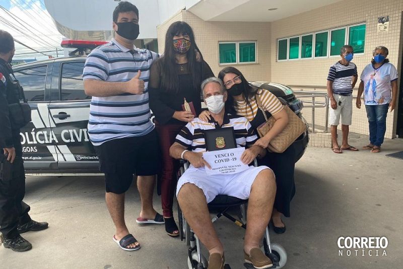 Delegado Maurício Duarte deixa hospital após mais de 40 dias na luta contra a Covid-19