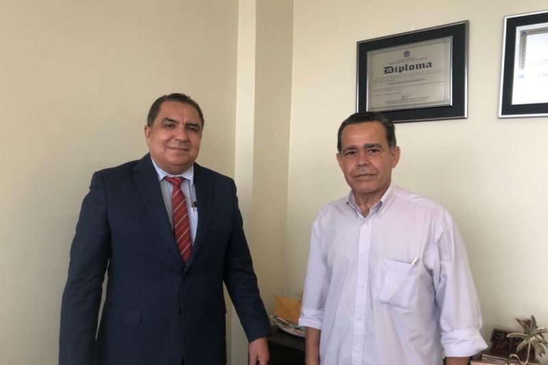 Inácio reforça apoio à pré-candidatura de Tó Teixeira a prefeito de Chã Preta