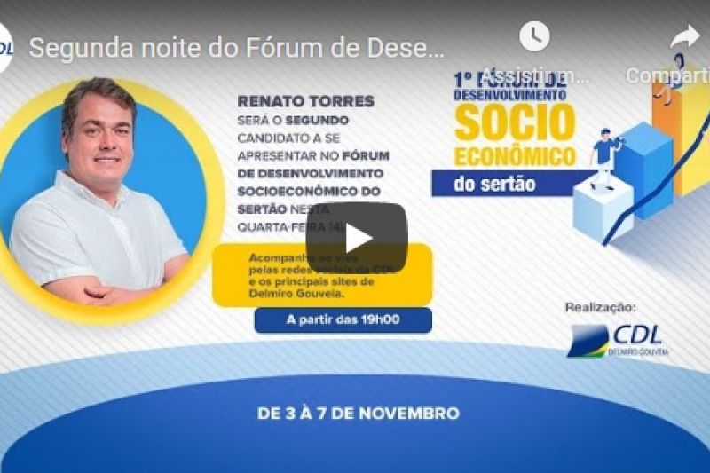 Delmiro Gouveia: confira sabatina com candidato a prefeito Renato Torres