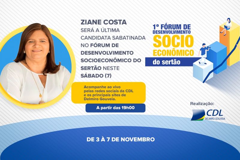 Delmiro Gouveia: confira sabatina com a candidata a prefeita Ziane Costa