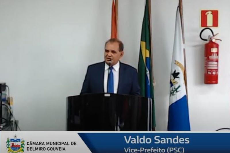 “Delmiro Gouveia está totalmente destruída”, diz Valdo Sandes em discurso de posse