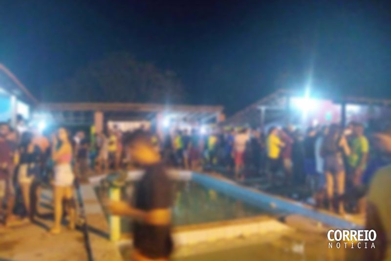 Polícia é acionada e encerra festa clandestina em chácara em Olho D’água das Flores