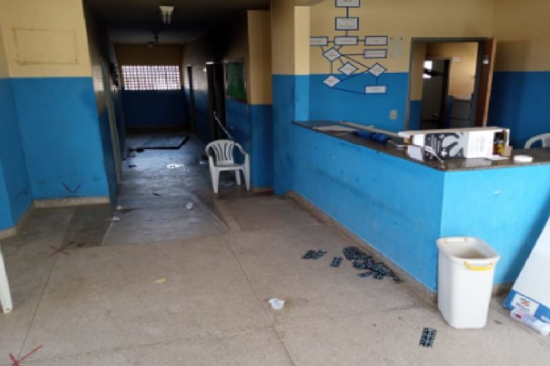 Botijão de gás explode dentro de posto do PSF de Batalha e deixa vários feridos