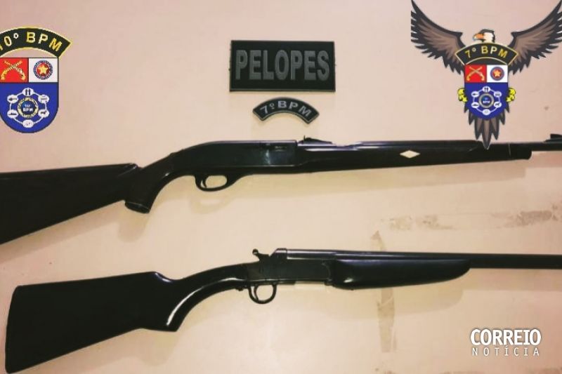 Para não ser preso, homem joga espingardas e consegue escapar da polícia em Santana