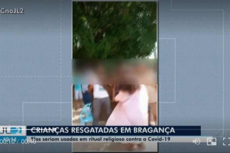 Crianças usadas em ritual religioso são resgatadas pela Polícia no Pará