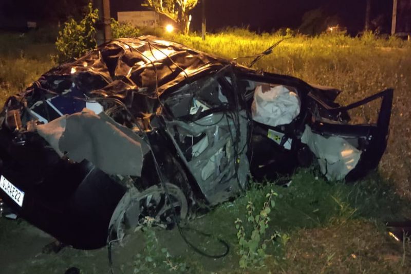 Morador de Santana do Ipanema morre depois de capotar carro em Olho D’água das Flores