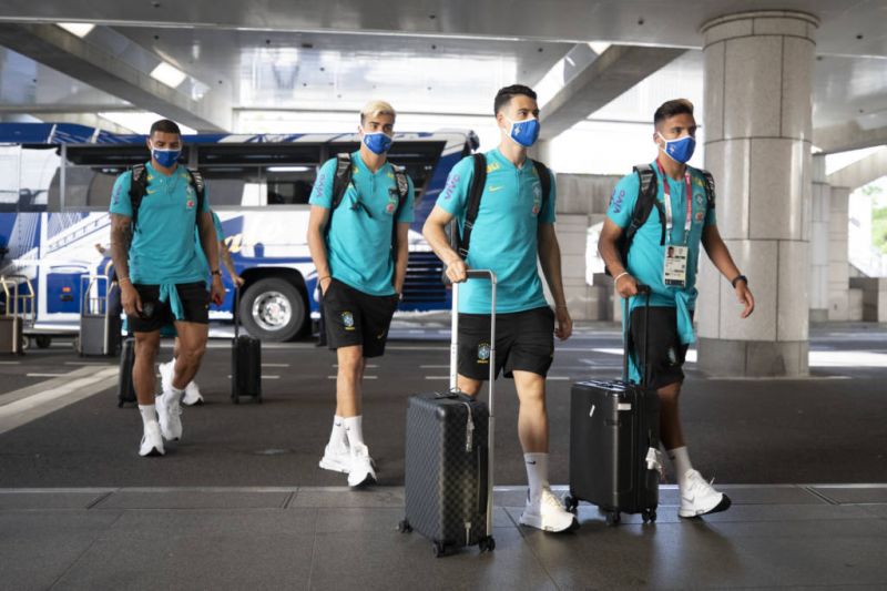 A Seleção Brasileira masculina de futebol chega ao Japão para disputa dos Jogos Olímpicos