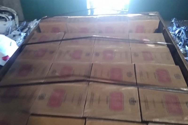 Carga apreendida de 5 milhões de cigarros contrabandeados deveria ser entregue no Sertão