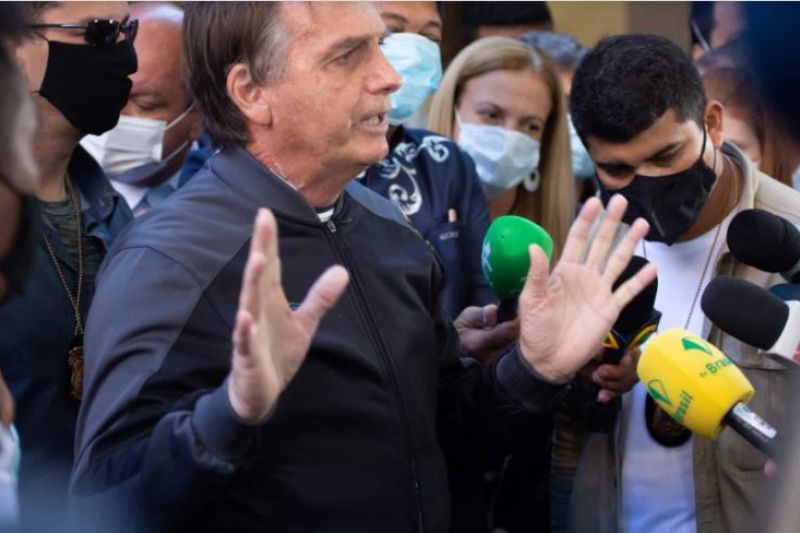 'Se eu perder o apoio popular, acabou', diz Bolsonaro a apoiadores