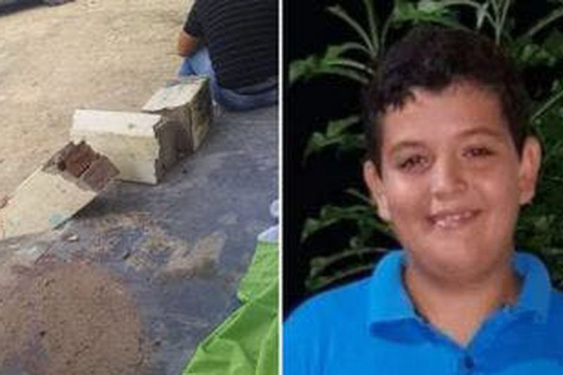 Coluna de concreto desaba e mata menino de 11 anos em Major Izidoro