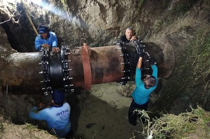 Abastecimento de cidades da Bacia Leiteira segue em recuperação neste domingo (19)