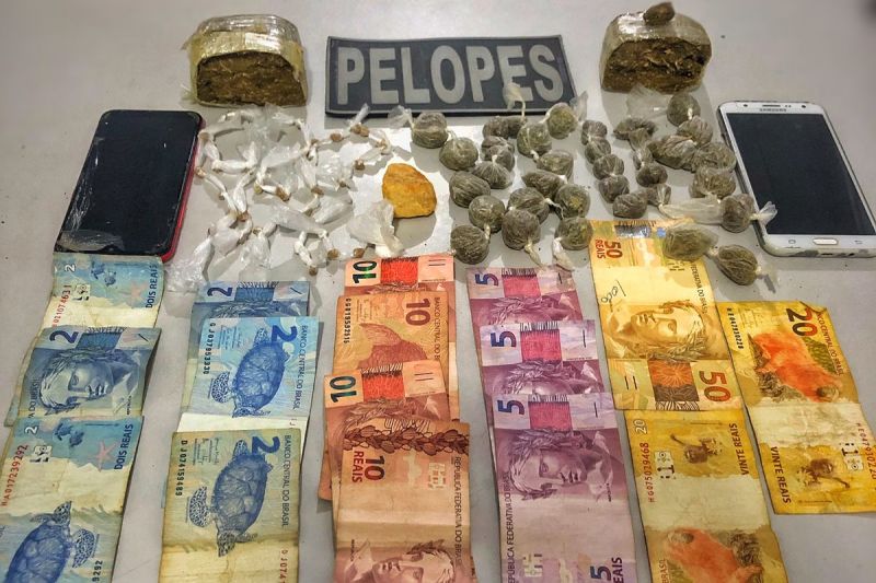 Denúncia leva Pelopes a casa onde era vendida cocaína e maconha em São José da Tapera