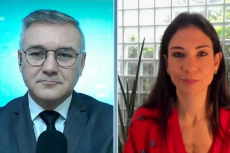 Comentarista da Jovem Pan chama colega Amanda Klein de lulista por vestir roupa vermelha