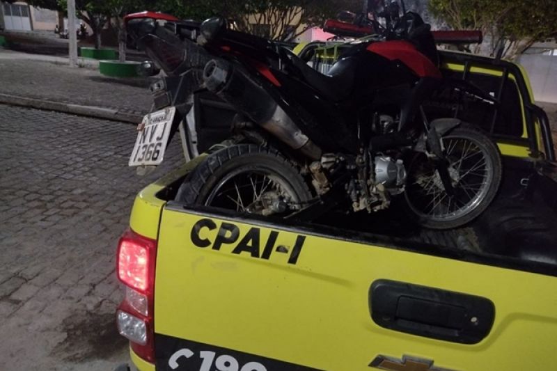 Palestina: PM recupera moto que havia sido roubada no estado de Sergipe