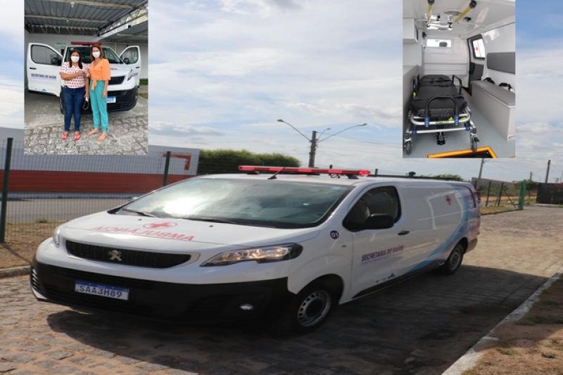 Nova ambulância é entregue à UPA de Delmiro Gouveia