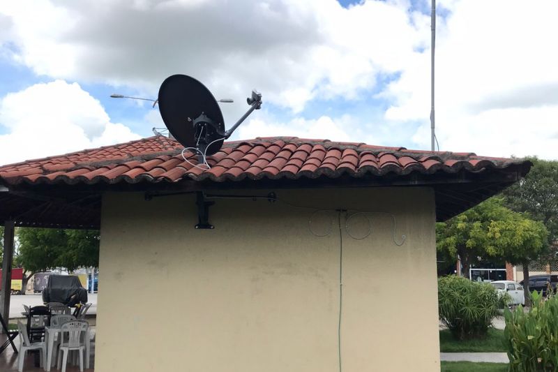 Praça Nossa Senhora do Rosário agora conta com ponto de acesso gratuito à internet