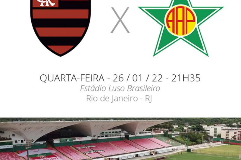 Flamengo x Portuguesa estreiam nesta quarta-feira na Taca Guanabara