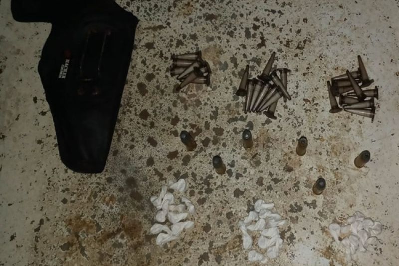 Polícia apreende drogas e munição em bar na cidade de Batalha