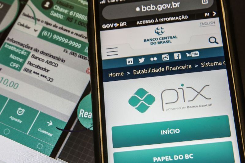 Pix bate recorde de transações diárias, aponta Banco Central do Brasil