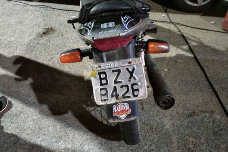 Motocicleta com queixa de roubo é apreendida durante gincana em Santana do Ipanema