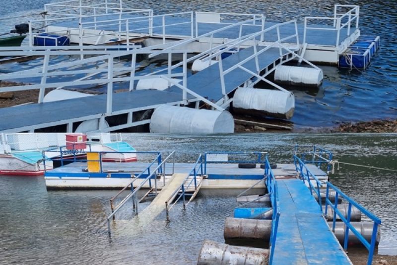 Piranhas investe em manutenção nos atracadouros de Entremontes e Centro Histórico