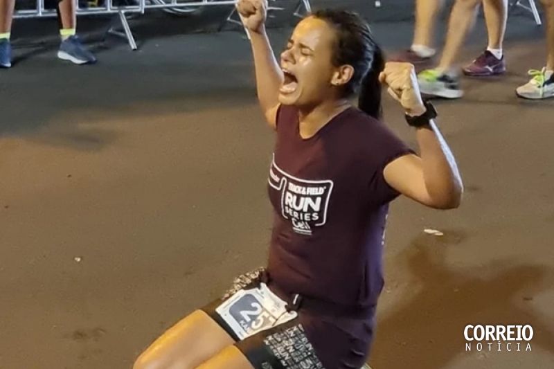 “Muito agradecida e feliz”, diz delmirense que venceu circuito de corrida em Aracaju (SE)