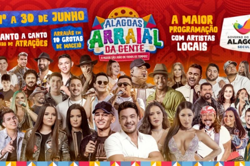 Com atrações todos os dias, São João de Alagoas vai gerar mais de 30 mil empregos