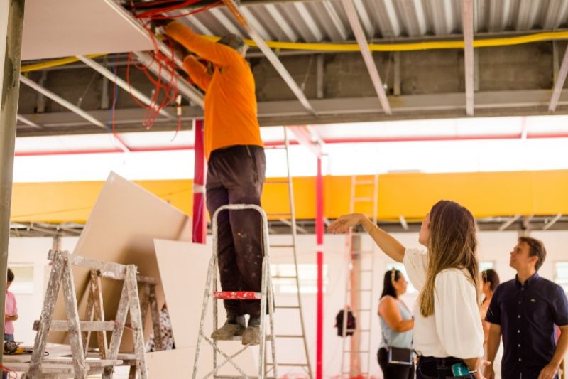 Obras de Creches CRIA entram em fase de acabamento no Sertão de Alagoas