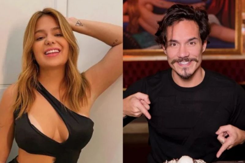 Ex-BBBs, Viih Tube e Eliezer são flagrados aos beijos em festa