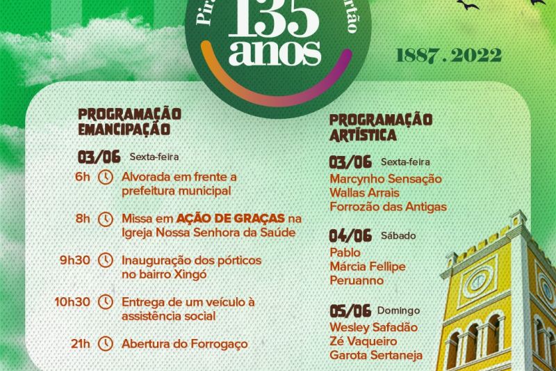 Piranhas comemora 135 anos de emancipação política