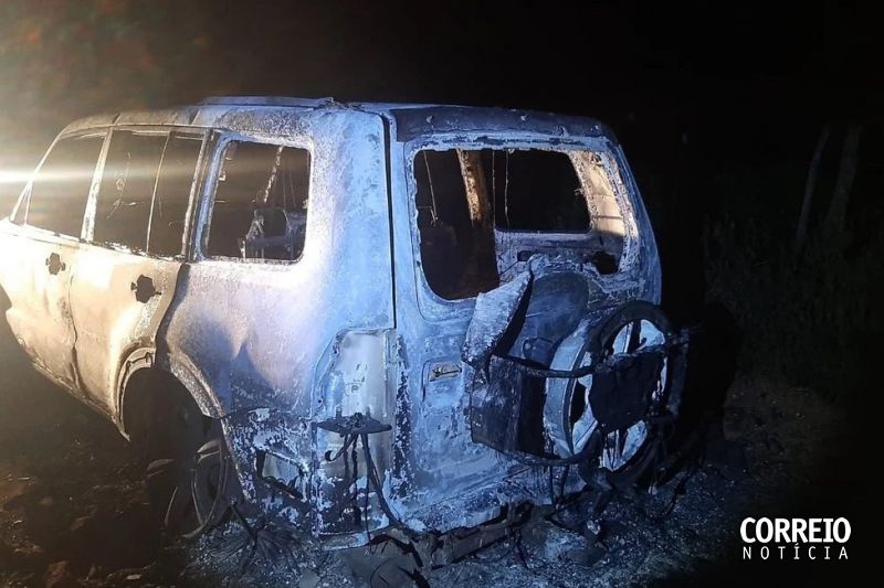 Carro de empresário de Major Izidoro assassinado é encontrado queimado em Sergipe