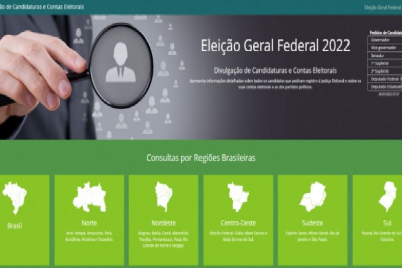 Sistema do TSE para divulgação de candidaturas já está disponível