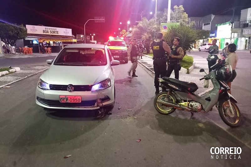 Com CNH cassada e suspeito de embriaguez, homem é preso após provocar acidente em Delmiro