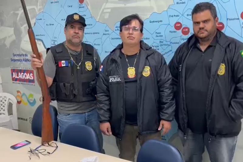 Homem que matou irmão após confundi-lo com ladrão apresenta-se à polícia em Mata Grande