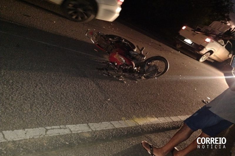 Acidente entre moto e carro resulta na morte de uma pessoa em Jaramataia