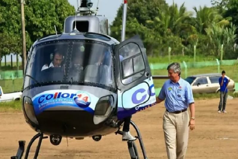 Helicoptero que serviu a Collor e era usado por candidato a deputado é apreendido pela PF