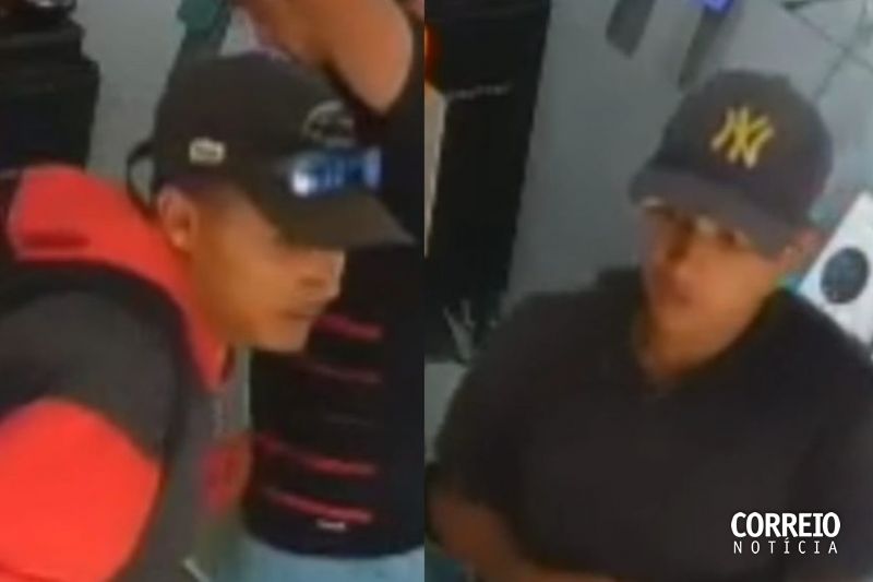 Câmeras de segurança mostram assalto a loja de telefones celulares em Inhapi