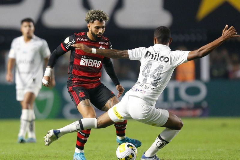 Em clima de Libertadores, Flamengo encara Santos pelo Brasileirão