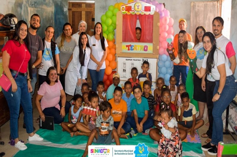 Prefeitura de Senador Rui Palmeira realiza festa das crianças na Serrinha do Coco