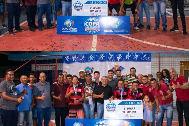 Final da Copa de Futsal Luiz Cegonha lota ginásio poliesportivo em Olho D’água do Casado