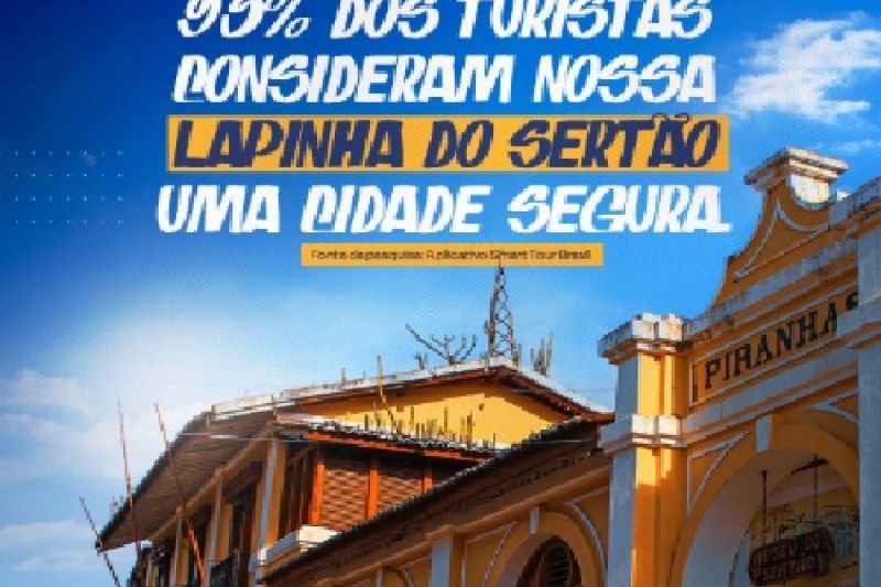 Piranhas se destaca como uma das cidades brasileiras mais seguras para o turismo